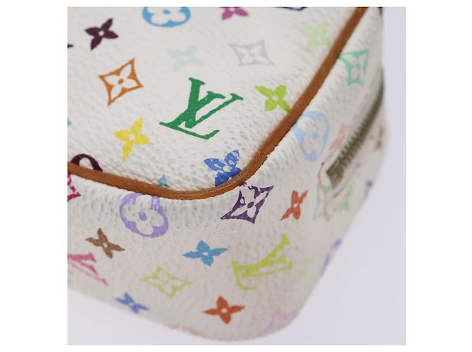 LOUIS VUITTON Trousse Wapity Monogram Multicolore Bianco M58033 LV Auth 132787 - vista 7