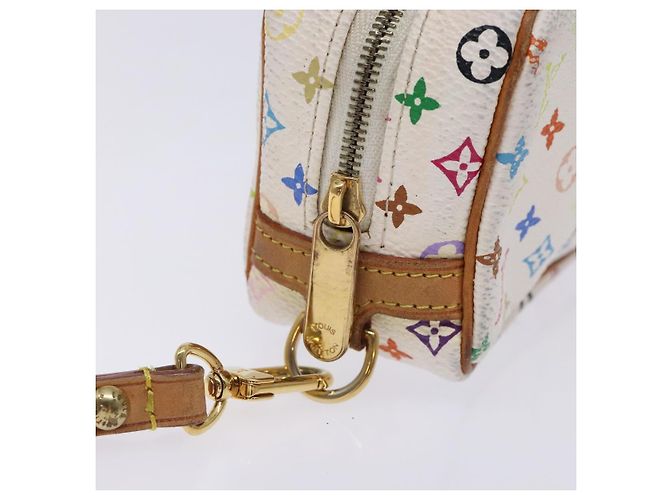 LOUIS VUITTON Trousse Wapity Monogram Multicolore Bianco M58033 LV Auth 132787 - vista 9