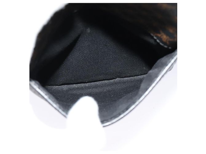 Céline Sac à épaule en toile Macadam CELINE en cuir PVC noir et or Auth ki5807 Doré - vue 11