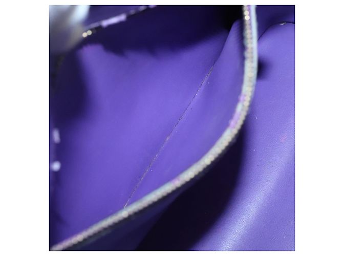 LOUIS VUITTON Borsa a Mano Monogram Vernis Houston Viola Viole M91093 Auth 132579 Porpora - vista 22