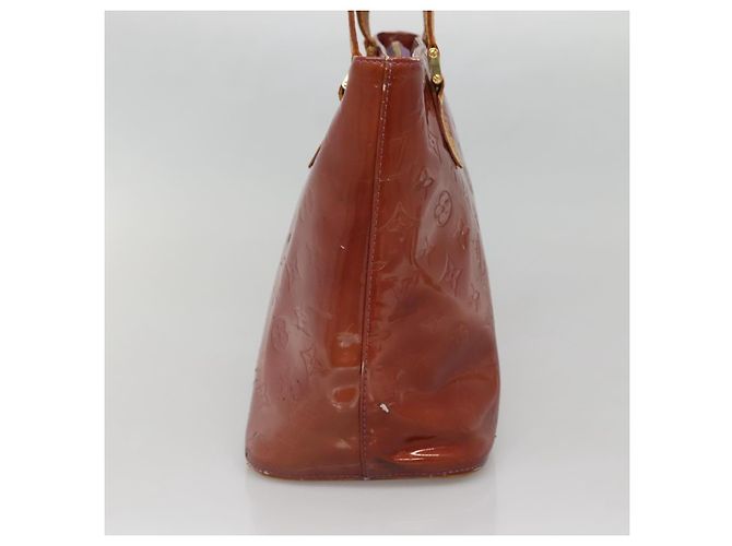 LOUIS VUITTON Borsa a Mano Monogram Vernis Houston Viola Viole M91093 Auth 132579 Porpora - vista 3