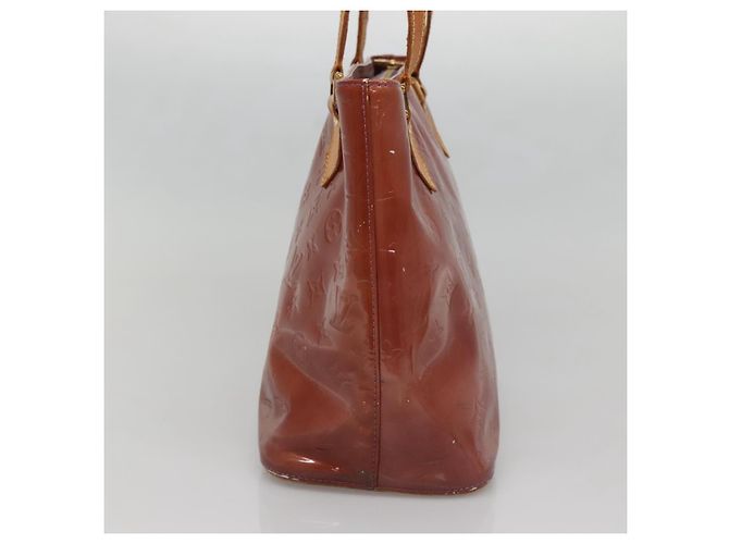 LOUIS VUITTON Borsa a Mano Monogram Vernis Houston Viola Viole M91093 Auth 132579 Porpora - vista 4