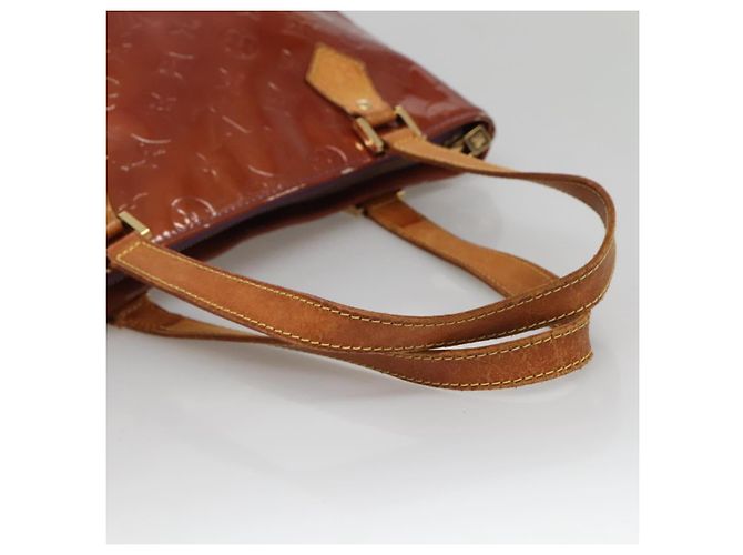 LOUIS VUITTON Borsa a Mano Monogram Vernis Houston Viola Viole M91093 Auth 132579 Porpora - vista 7