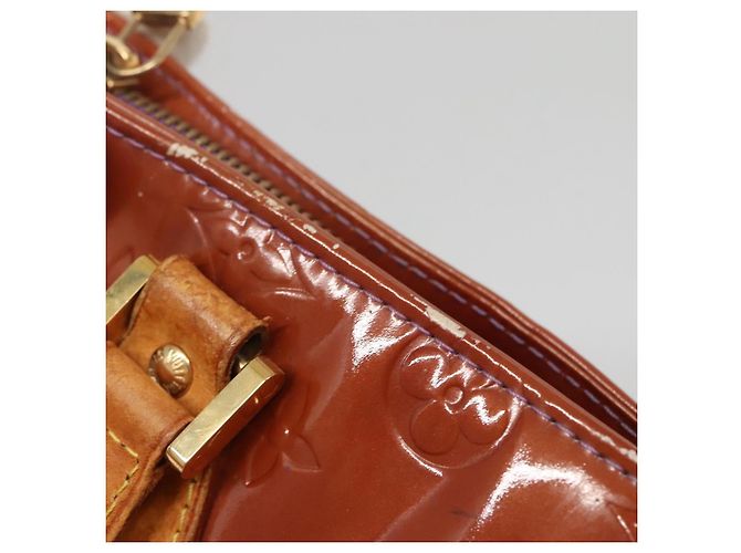 LOUIS VUITTON Borsa a Mano Monogram Vernis Houston Viola Viole M91093 Auth 132579 Porpora - vista 9