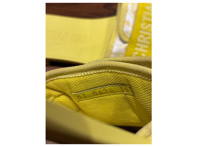 Sandali Dior Revolution Gialli in Tessuto e Gomma Giallo - vista 5