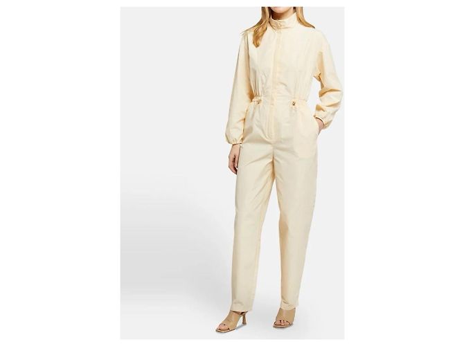 Patrizia Pepe Jumpsuit Creme Polyamid Roh - Ansicht 4