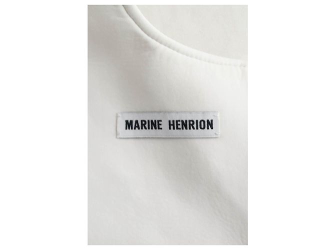 Autre Marque Top blanco sin mangas - vista 5