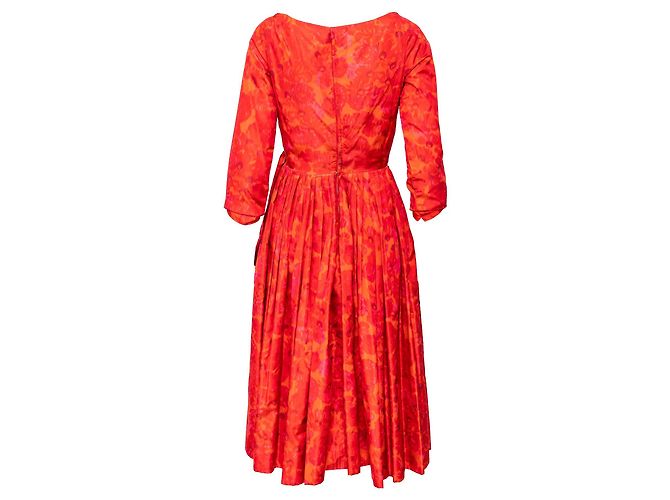 Vestido de seda Christian Dior Boutique Multicolor - vista 2