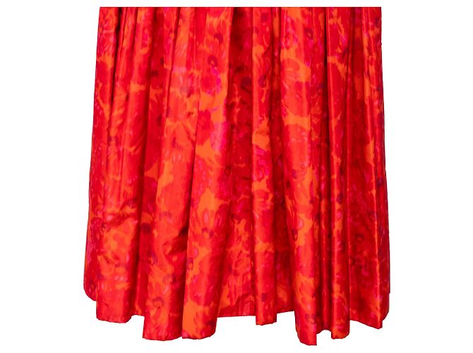 Vestido de seda Christian Dior Boutique Multicolor - vista 7