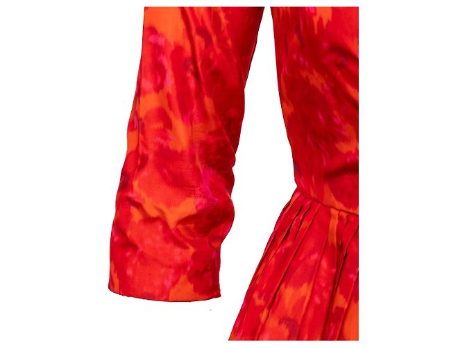 Vestido de seda Christian Dior Boutique Multicolor - vista 8