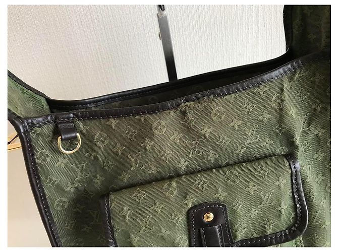 Louis Vuitton Monogram Mini Besace Mary Kate Borsa Khaki Verde - vista 10