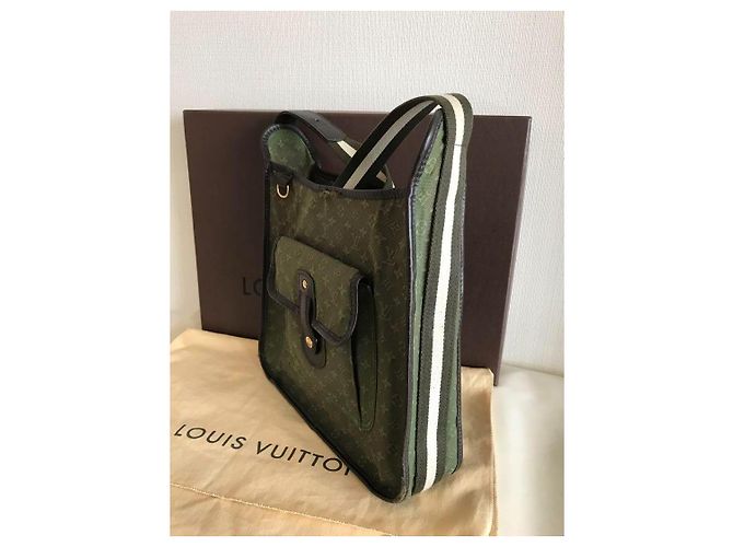 Louis Vuitton Monogram Mini Besace Mary Kate Borsa Khaki Verde - vista 11