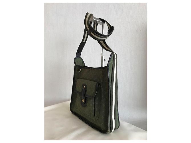 Louis Vuitton Monogram Mini Besace Mary Kate Borsa Khaki Verde - vista 15