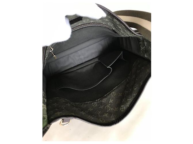 Louis Vuitton Monogram Mini Besace Mary Kate Borsa Khaki Verde - vista 19