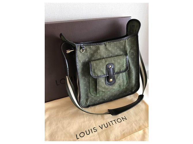 Louis Vuitton Monogram Mini Besace Mary Kate Borsa Khaki Verde - vista 3