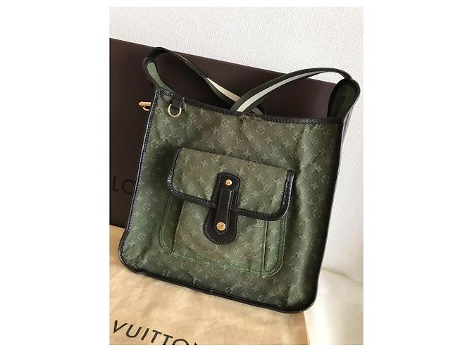Louis Vuitton Monogram Mini Besace Mary Kate Borsa Khaki Verde - vista 4