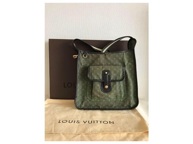 Louis Vuitton Monogram Mini Besace Mary Kate Borsa Khaki Verde - vista 7