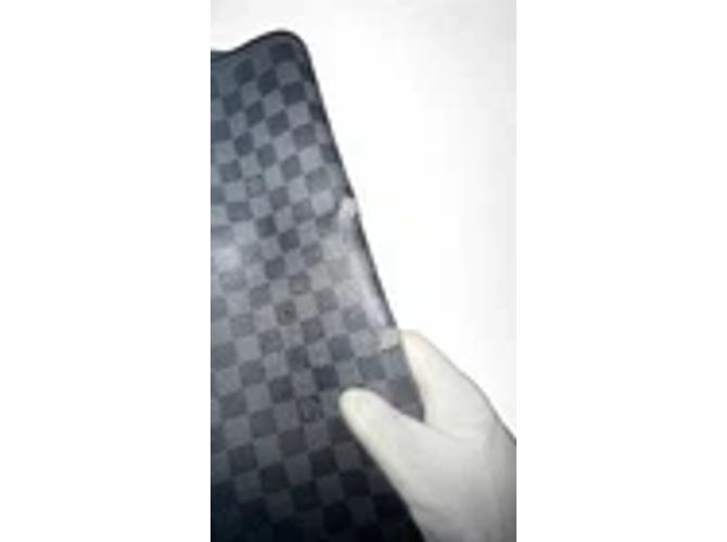Louis Vuitton Damier Graphite Daniel MM Bolsa Mensageiro Preto - vista 14