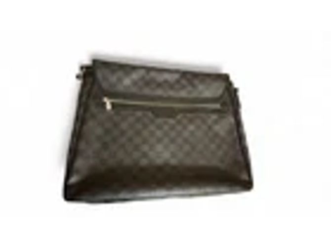 Louis Vuitton Damier Graphite Daniel MM Bolsa Mensageiro Preto - vista 3