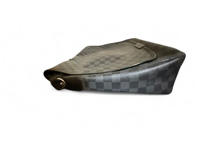 Louis Vuitton Damier Graphite Daniel MM Bolsa Mensageiro Preto - vista 6