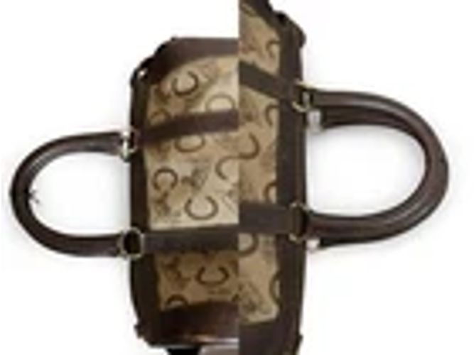 Celine Daoust Borsa a mano Celine C Macadam Canvas Marrone - vista 12