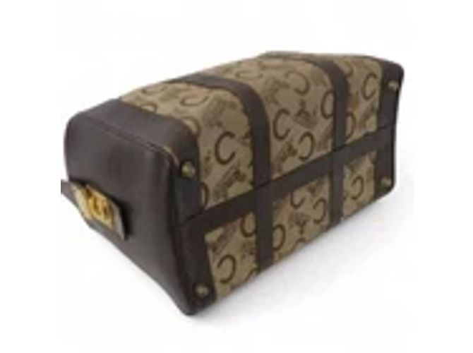 Celine Daoust Borsa a mano Celine C Macadam Canvas Marrone - vista 15