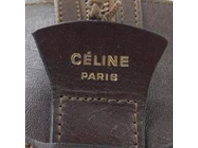 Celine Daoust Borsa a mano Celine C Macadam Canvas Marrone - vista 16