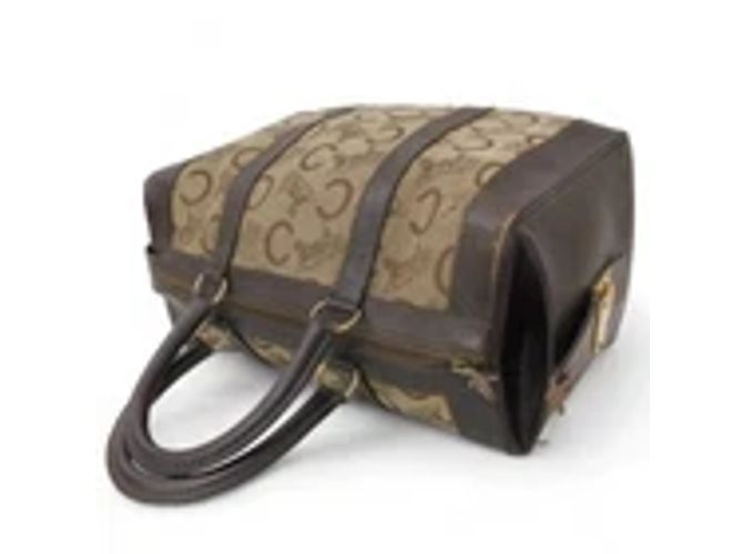 Celine Daoust Borsa a mano Celine C Macadam Canvas Marrone - vista 17