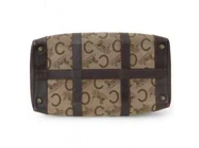 Celine Daoust Borsa a mano Celine C Macadam Canvas Marrone - vista 5