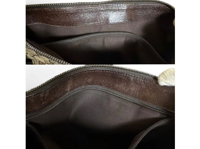 Borsa a spalla Gucci GG Canvas Beige - vista 10