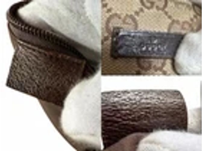 Borsa a spalla Gucci GG Canvas Beige - vista 13