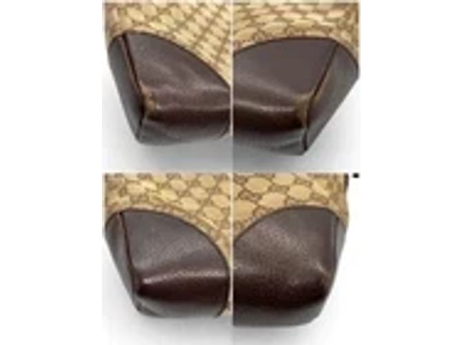 Borsa a spalla Gucci GG Canvas Beige - vista 15
