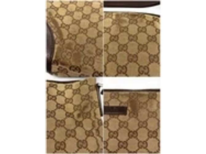 Borsa a spalla Gucci GG Canvas Beige - vista 16