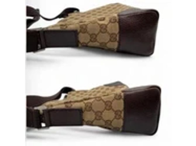 Borsa a spalla Gucci GG Canvas Beige - vista 19