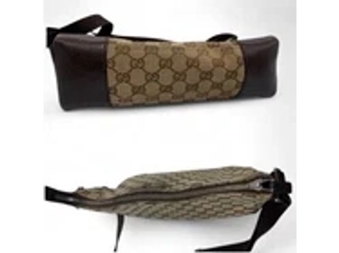 Borsa a spalla Gucci GG Canvas Beige - vista 20