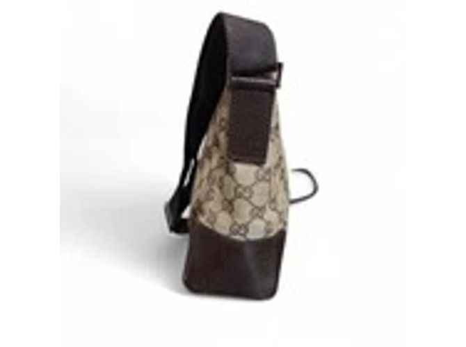 Borsa a spalla Gucci GG Canvas Beige - vista 3