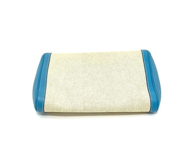 Borsa Pouch Equi di Hermès in Blu Paradiso - vista 2