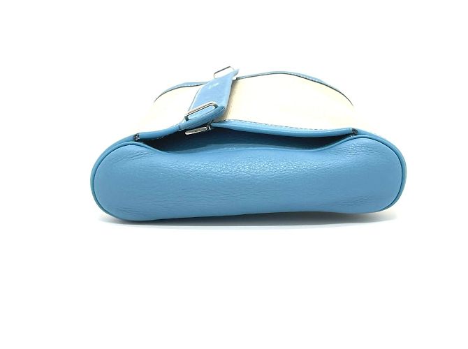 Borsa Pouch Equi di Hermès in Blu Paradiso - vista 4
