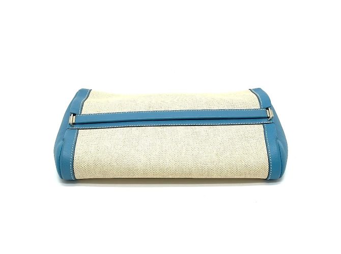 Borsa Pouch Equi di Hermès in Blu Paradiso - vista 5