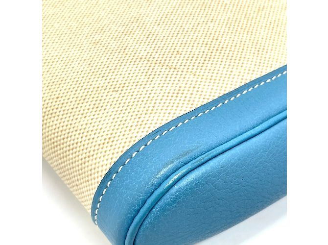 Borsa Pouch Equi di Hermès in Blu Paradiso - vista 7