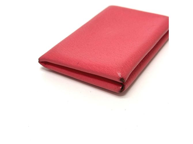 Tarjetero bifold Calvi de Hermès Rosa - vista 4