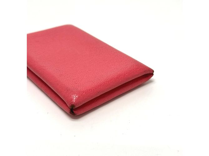 Tarjetero bifold Calvi de Hermès Rosa - vista 5