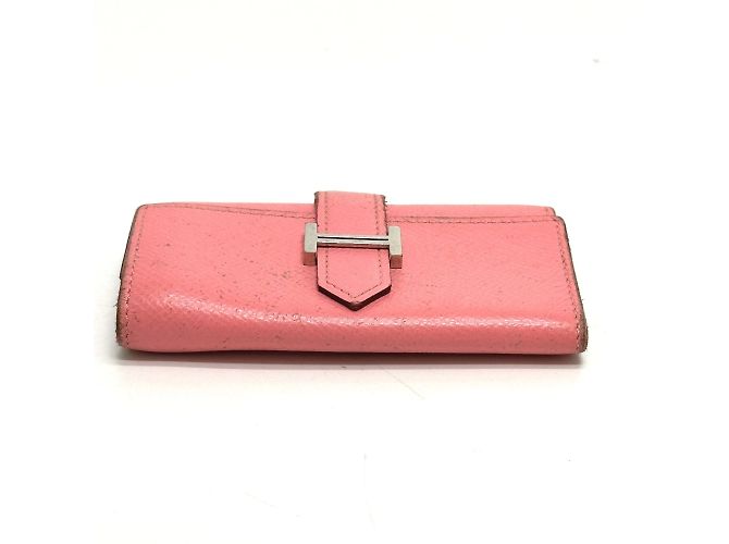 Bearn 4-Ring Schlüsseletui von Hermès Pink - Ansicht 3