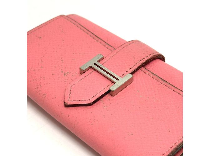 Bearn 4-Ring Schlüsseletui von Hermès Pink - Ansicht 7