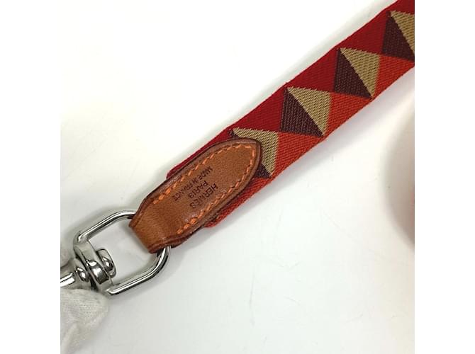 Hermès HERMES Medor Slim Dog Leash Red - view 4