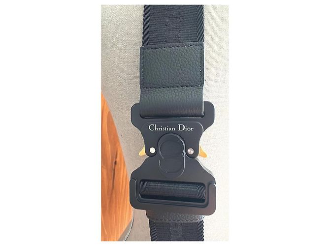 Borsa Saddle Dior in pelle nera Nero - vista 3
