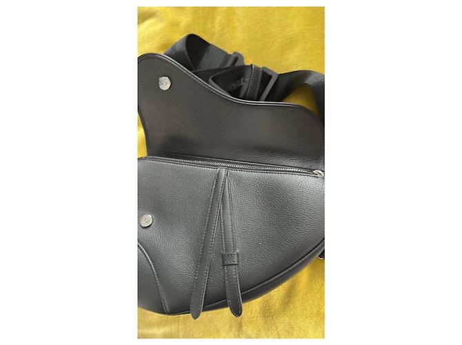 Borsa Saddle Dior in pelle nera Nero - vista 5