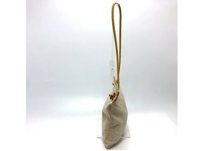 Hermès Borsa a Spalla Hermes Aline PM Toile Chevron Marrone Beige - vista 3
