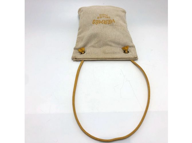 Hermès Borsa a Spalla Hermes Aline PM Toile Chevron Marrone Beige - vista 6