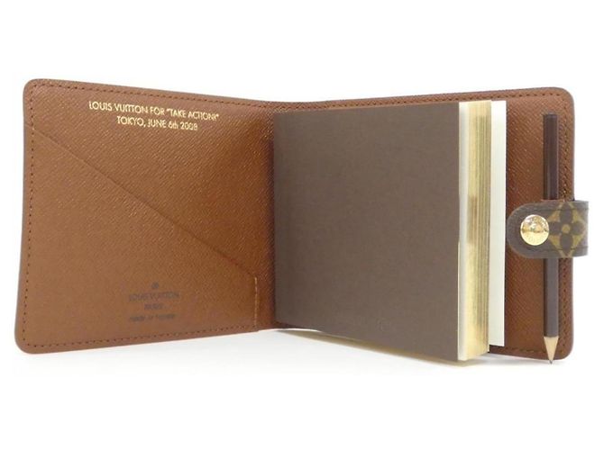 Louis Vuitton Monogram Carnet Notebook M60110 Organizer Brown - view 3